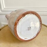 Enamelled pitcher numbered chalet or mountain décor