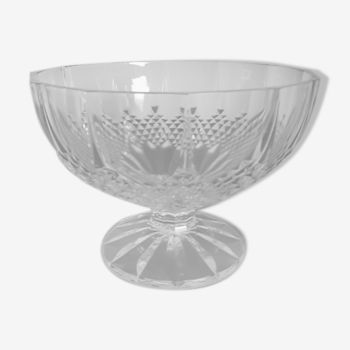 Standing glass bowl