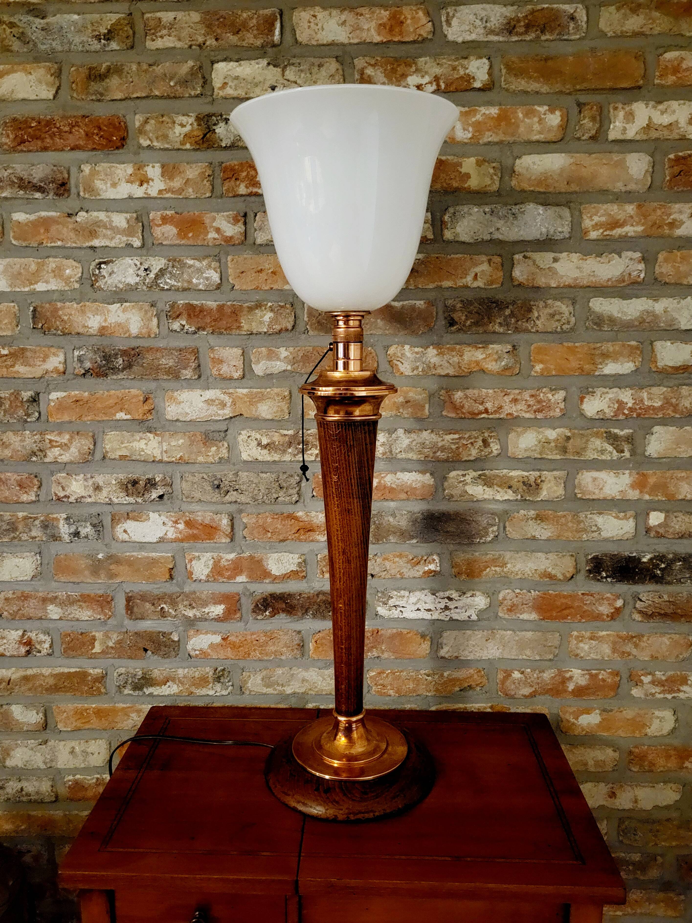 Lampe de table Art Déco Mazda