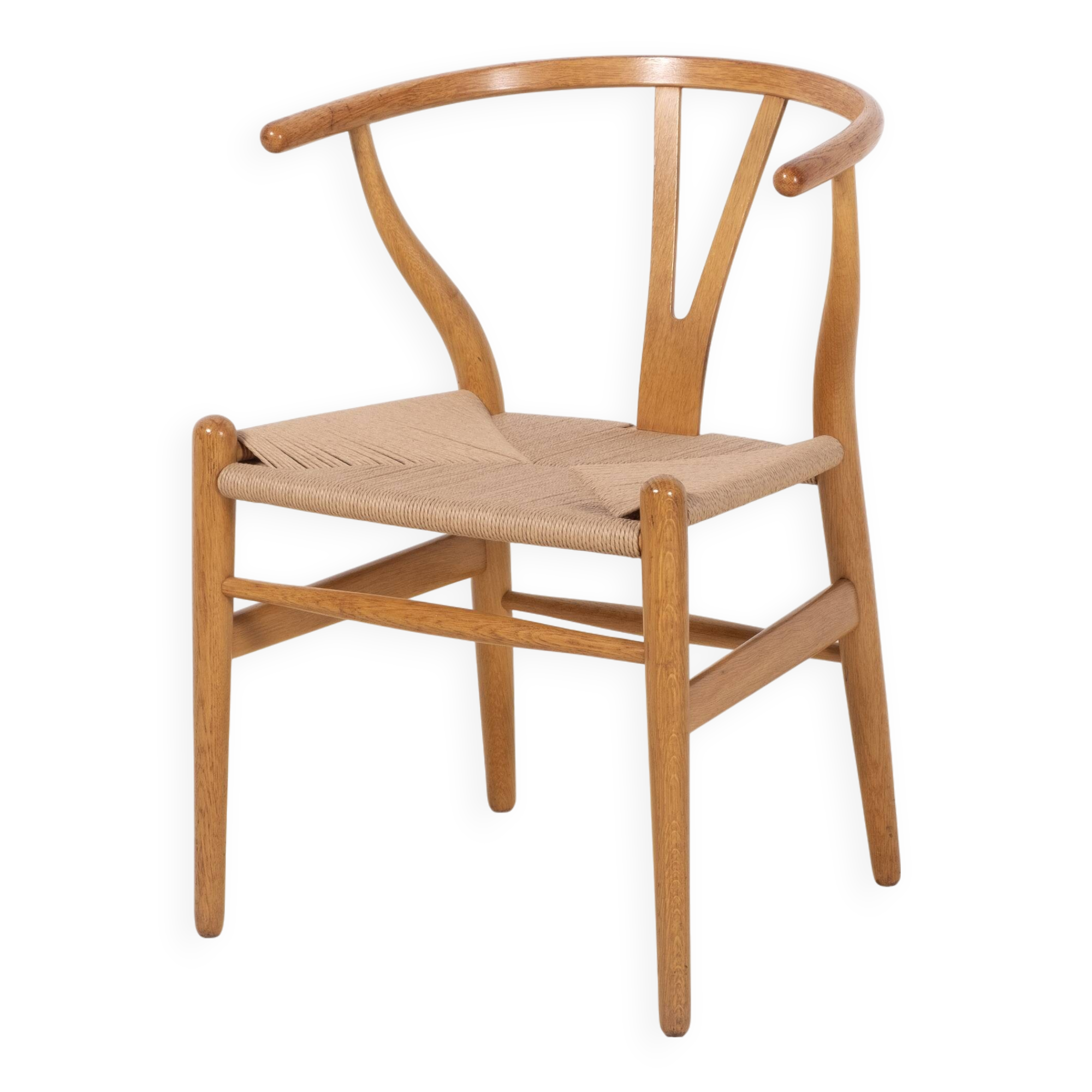 Hans Wegner CH24 Oak Wishbone Chair, 1980s Denmark