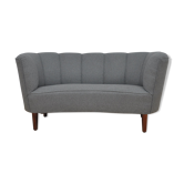 Vintage Danish Banana Sofa, 1940s