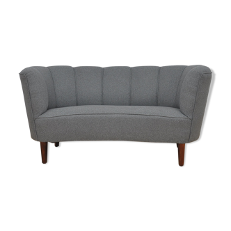 Vintage Danish Banana Sofa, 1940s