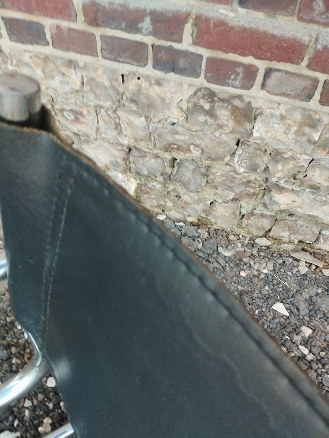 Beautiful pair of vintage chairs in the Marcel Breuer style.