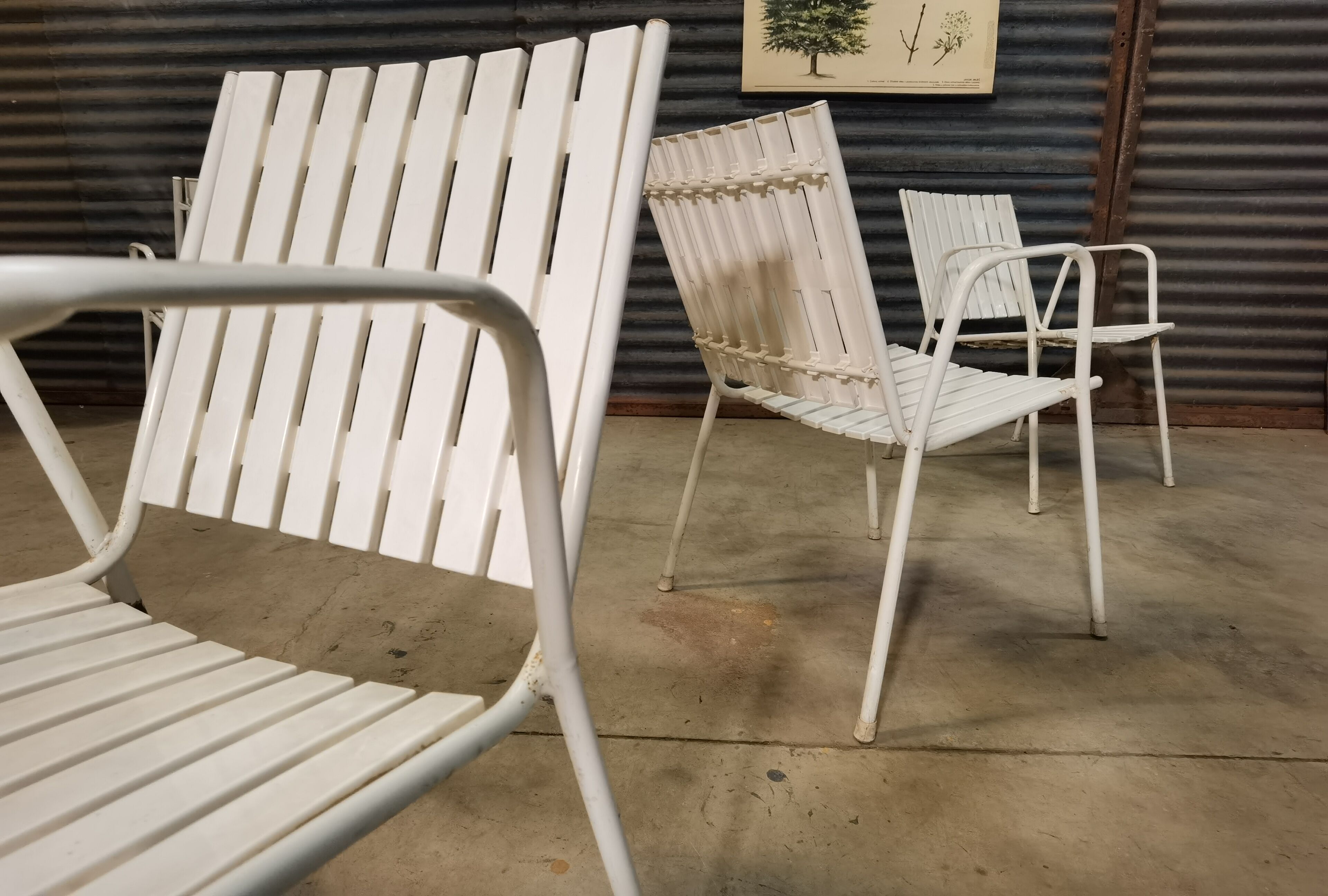 Set of 4 garden chairs Emu 1970