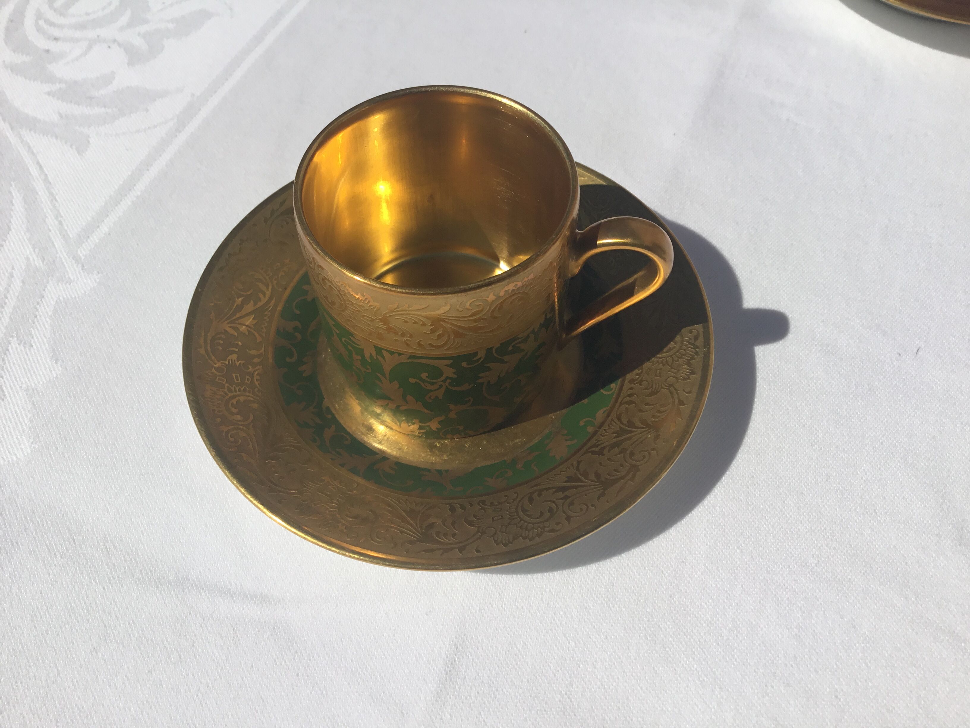 4 cups and under cups G.Dumas Fils, Limoges