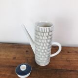Langenthal high teapot - geometric pattern