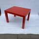 Milo Baughman for Thayer Coggin Formica Red Side Coffee Table 1960s