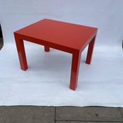 Milo Baughman for Thayer Coggin Formica Red Side Coffee Table 1960s