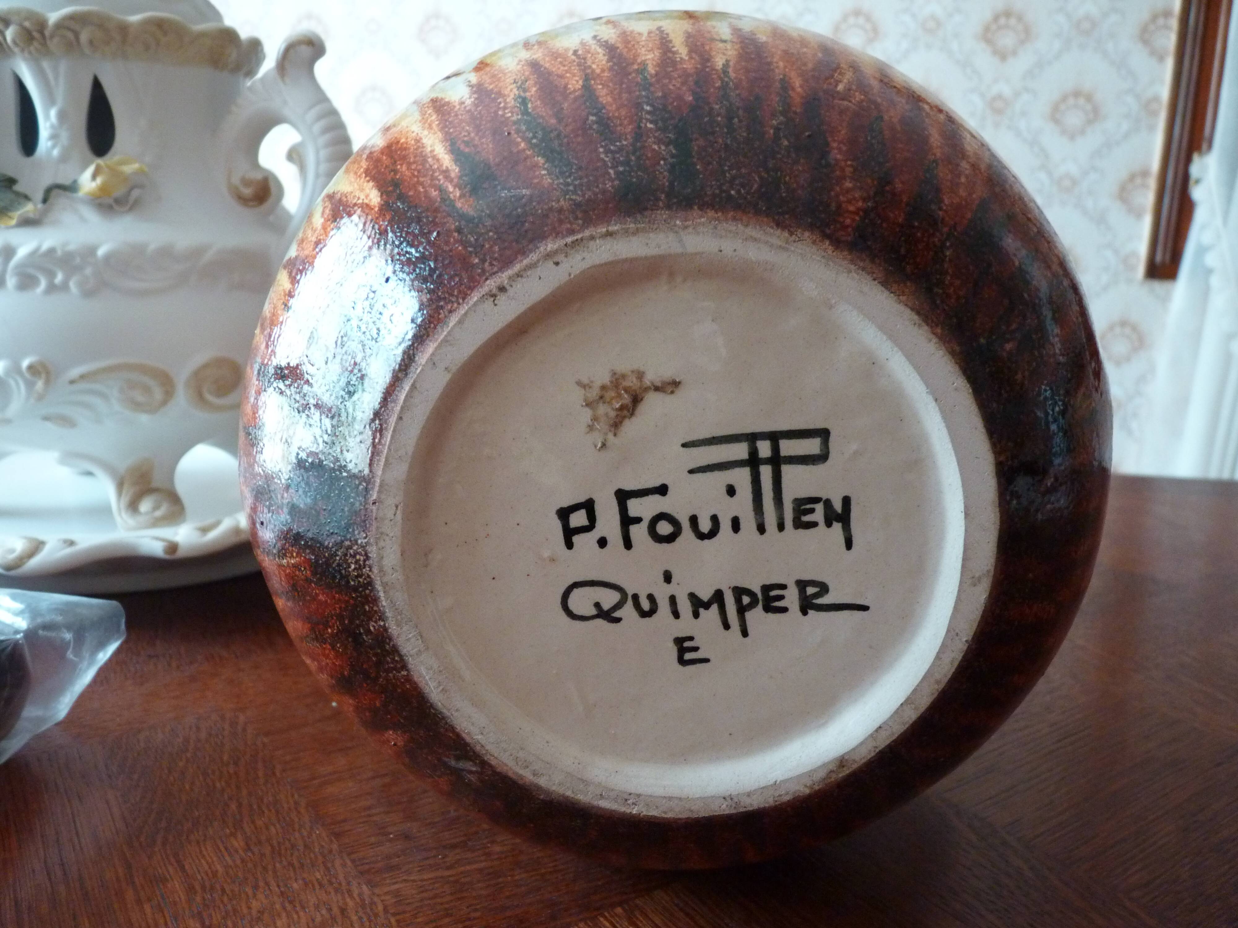 Ceramic vase by Paul Fouillen