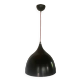 Set of 2 black and red metal lamps, loft style