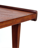 Vintage retro coffee table bench in Danish teak 60s 70s