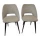 Beige vintage shaggy chairs