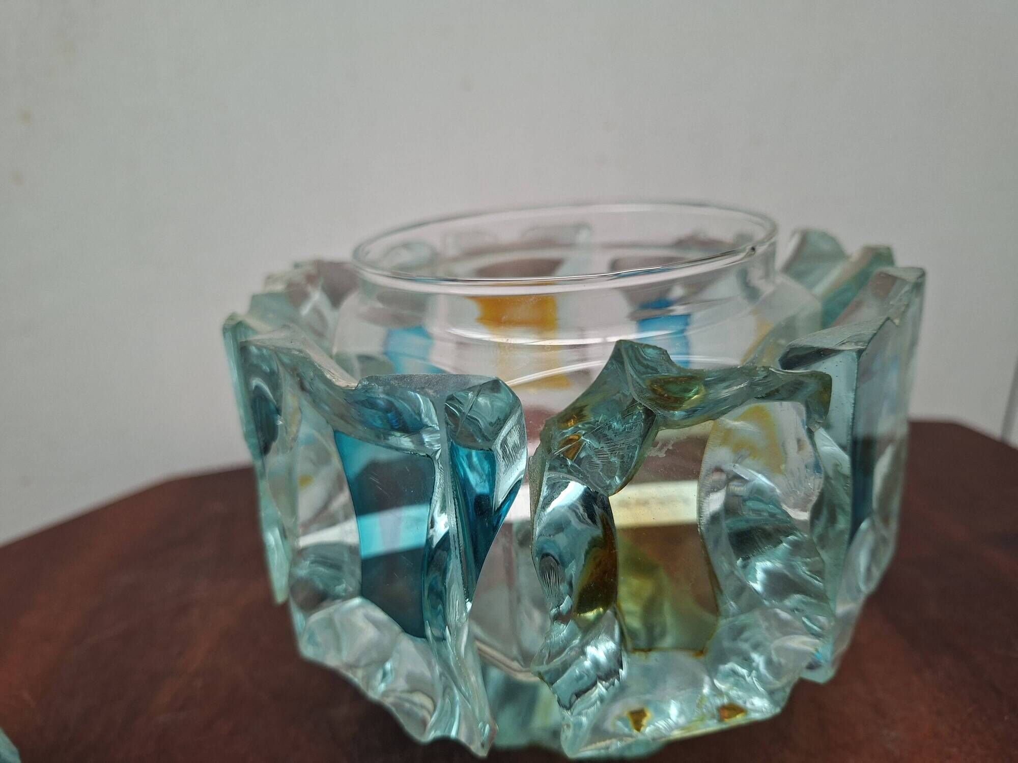 Bonbonnière en verre de sable