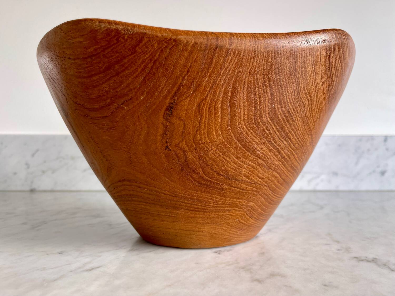 Vintage teak salad bowl