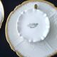 6 antique coffee cups in Limoges porcelain
