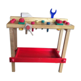 Child wooden workbench
