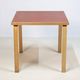 Alvar Aalto Model 81C Square Dining Table in Red Linoleum, Artek, 1970s