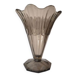 vase Art Déco en verre