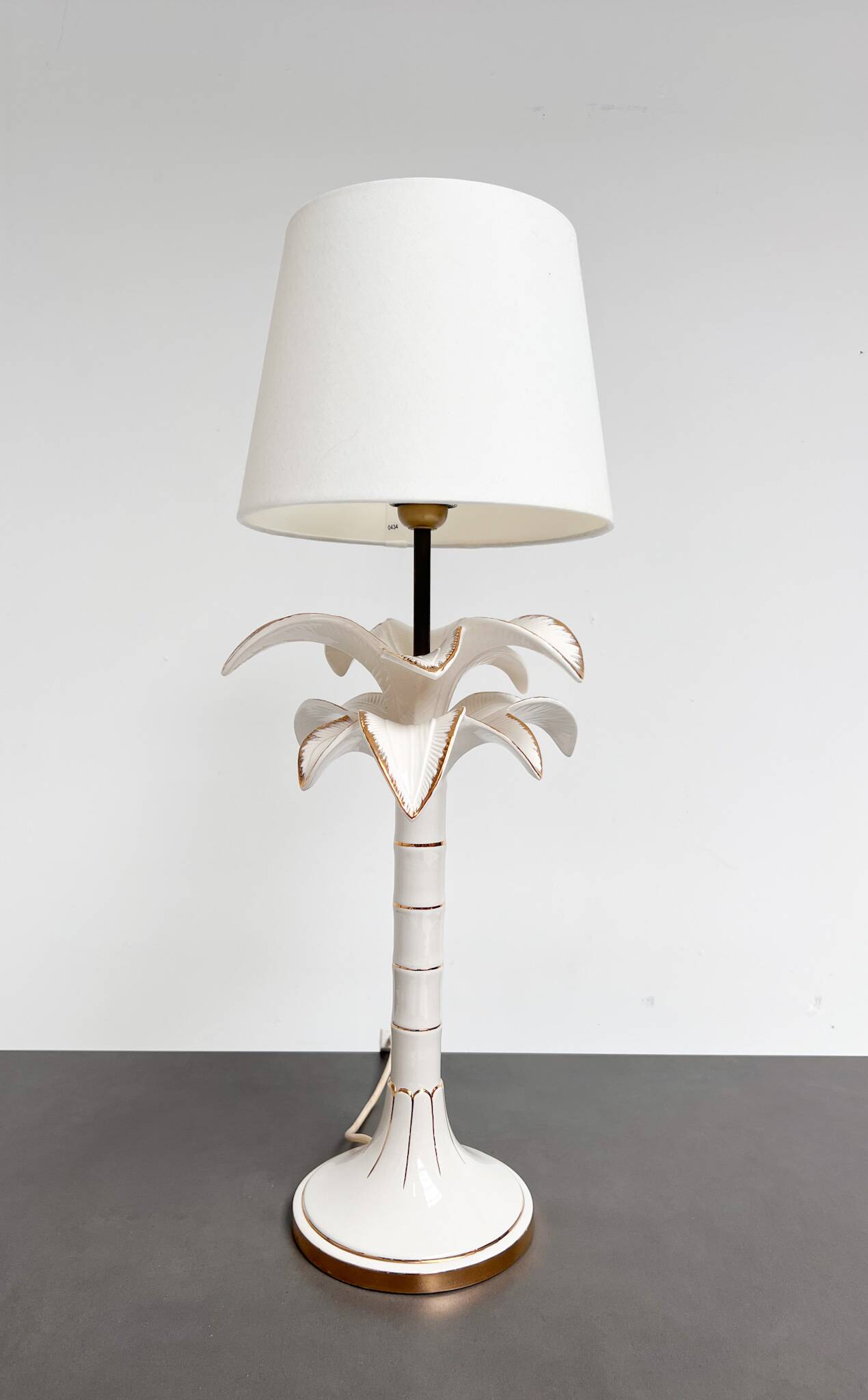Palm tree lamp attributed to Tommaso Barbi, 1970s