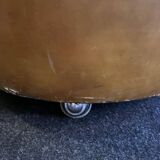 POLTRUNA 70's leather boudoir armchair