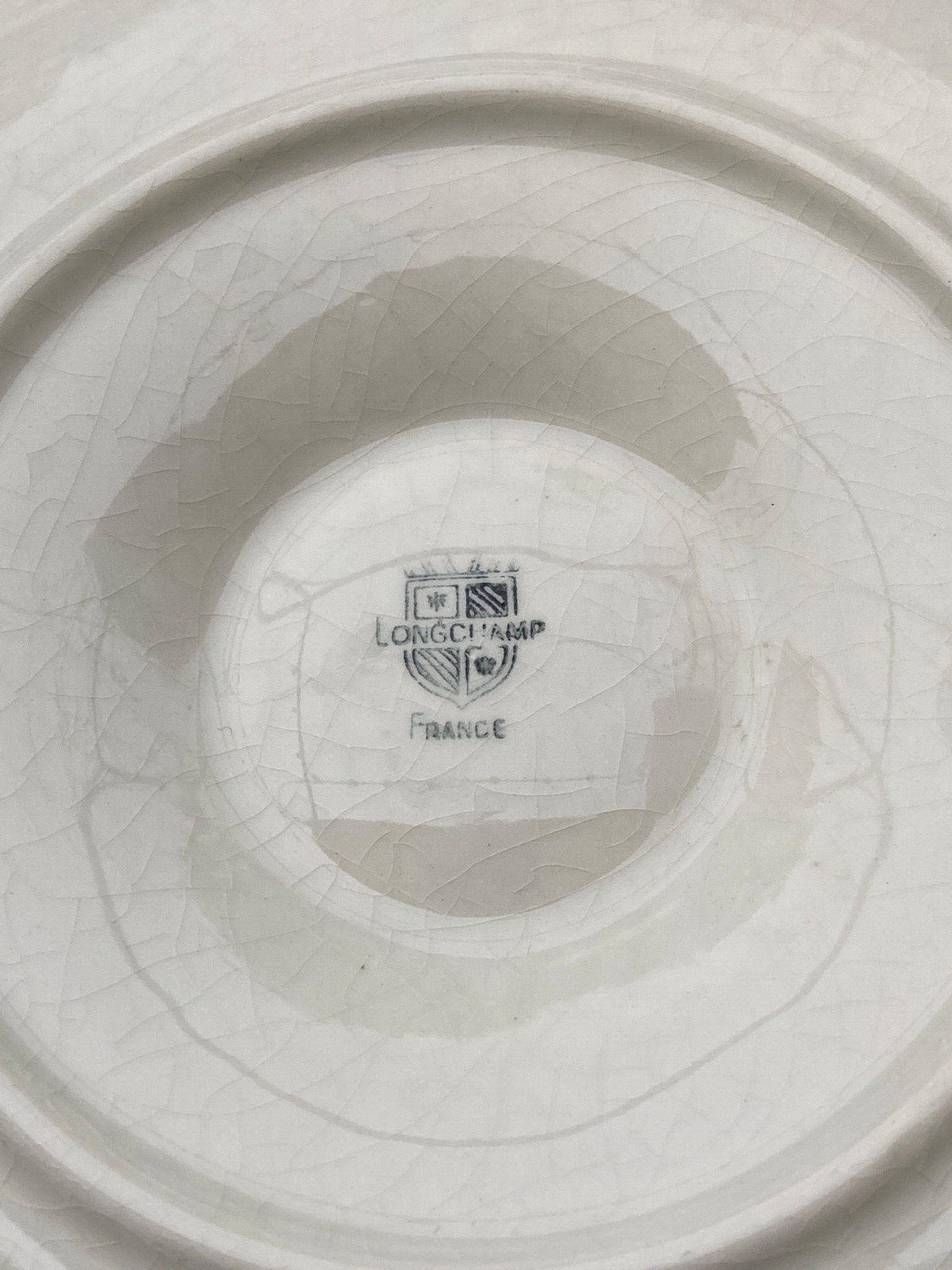 Service 6 shellfish plates - Longchamp Blanches slip