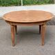 Table de salle à manger ronde extensible signée Jansen Paris 1930