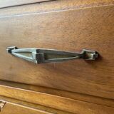 Commode semainier old era Art Deco in Walnut renovated