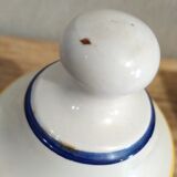 Vintage medicine jar ceramic salt of wisdom