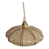 Clichy art deco glass walking lamp