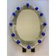Vintage Simoeng Hand-Carved Venetian Oval Mirror