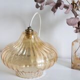 Vintage suspension in smoked glass