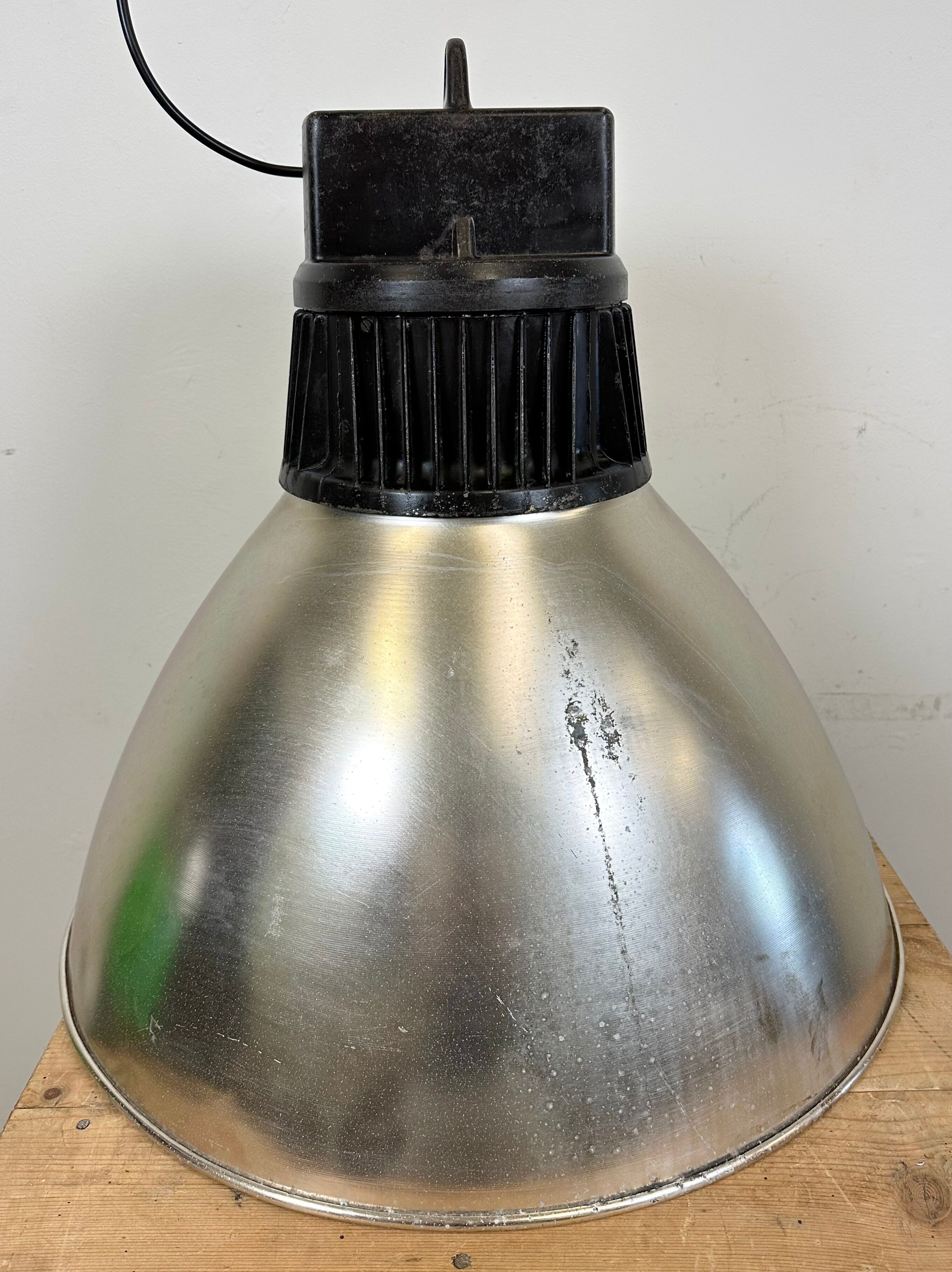 Large Industrial Aluminium Pendant Light from Elektrosvit, 1960s