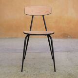 Vintage black metal chair