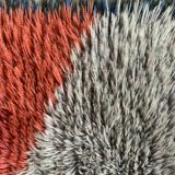 Tapis Rya suédois vintage en laine tissé à la main, années 1970