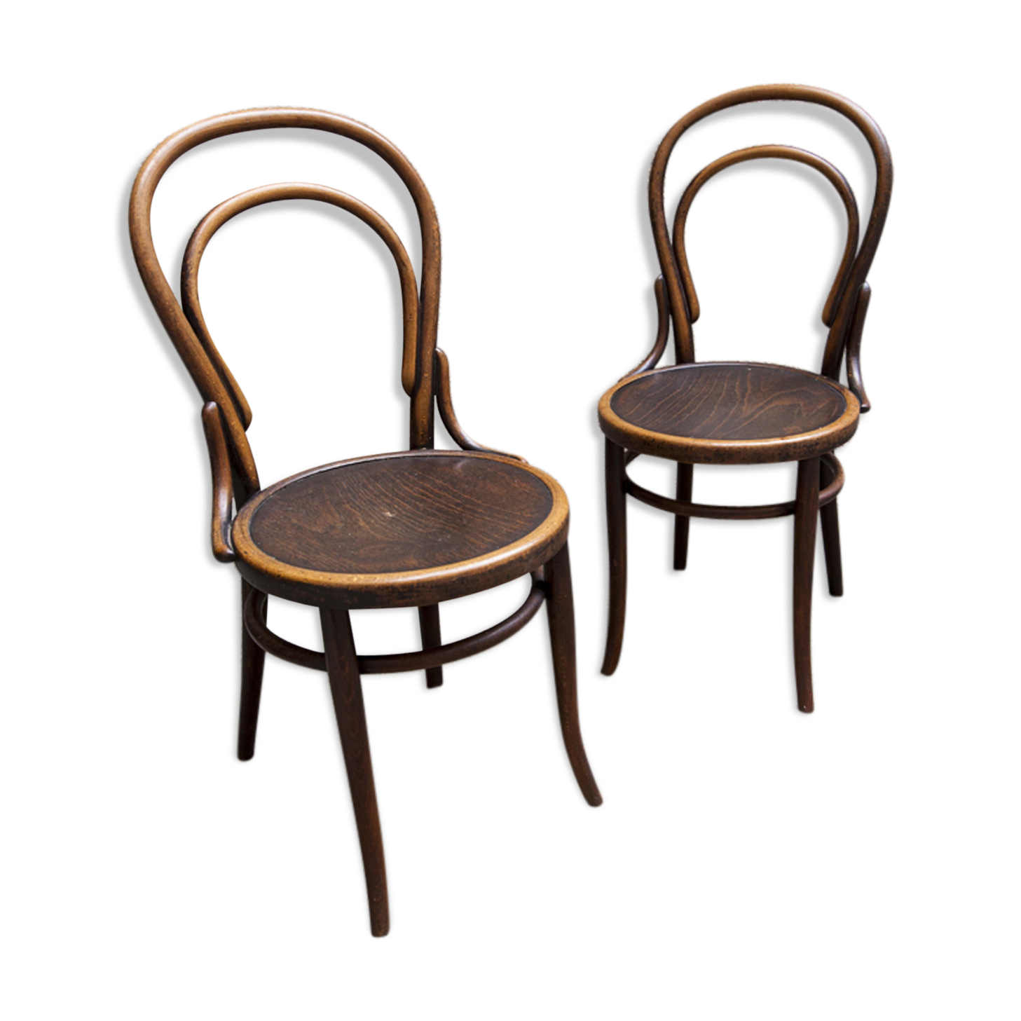 Pair of chairs bistro  Thonet model no. 18