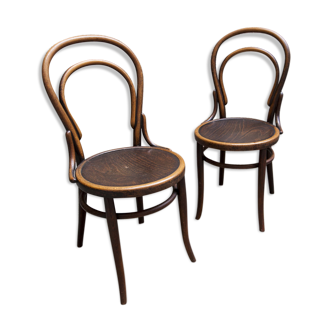 Pair of chairs bistro  Thonet model no. 18