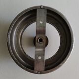 Glass/metal ceiling lamp