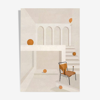 Illustration Chaise 'Bola'  par Linda Bo Bardi