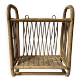 Rattan-wicker shelf