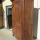 Louis XV wardrobe, solid walnut