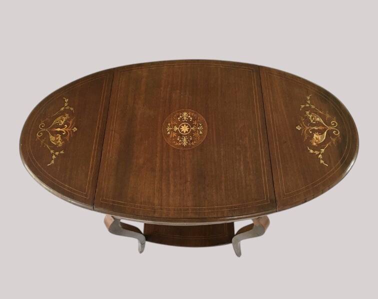 Art Deco marquetry tea table 1930