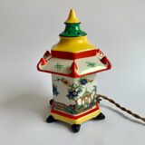 Vintage oriental pagoda lamp