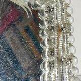Venetian mirror 22cm X 24 cm Murano glass to pose 50s