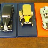 Lot of 5 Tintin collection cars, 1/43rd, original cases