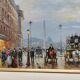 Walter SITA Oil on canvas Paris place de la concorde