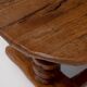 Sculptural French Oak Corkscrew Leg Coffee Table, France 1950s
