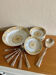 La S. Marco silver-plated metal and porcelain dessert service