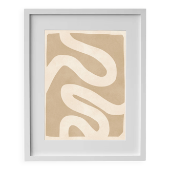 Handmade painting framed