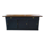 1950s pine sliding door counter