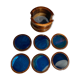 Set de 6 sous verres pierres